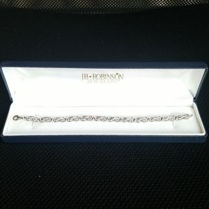 JB Robinson Sterling Silver Diamond Bracelet